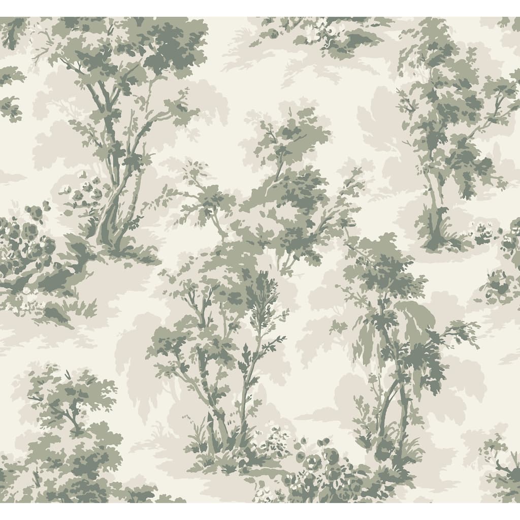 Chris Loves Julia x A-Street Prints Sainsbury Sage Forest Wallpaper