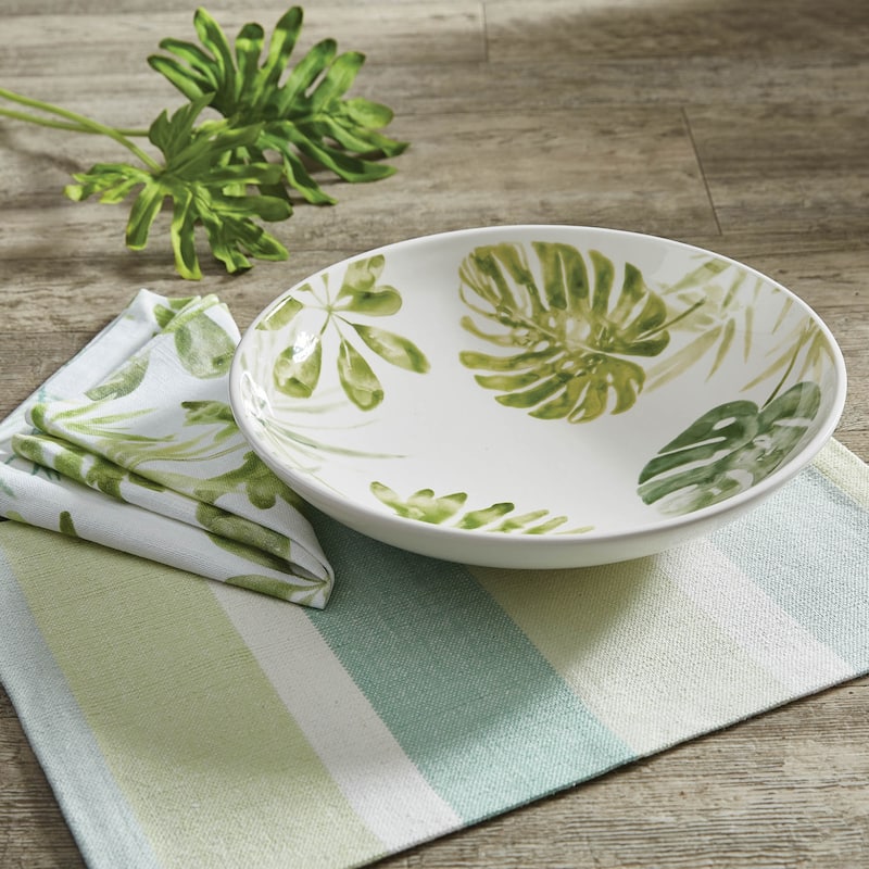 Split P Island Medley Serving Bowl - White - 13" dia x 3"