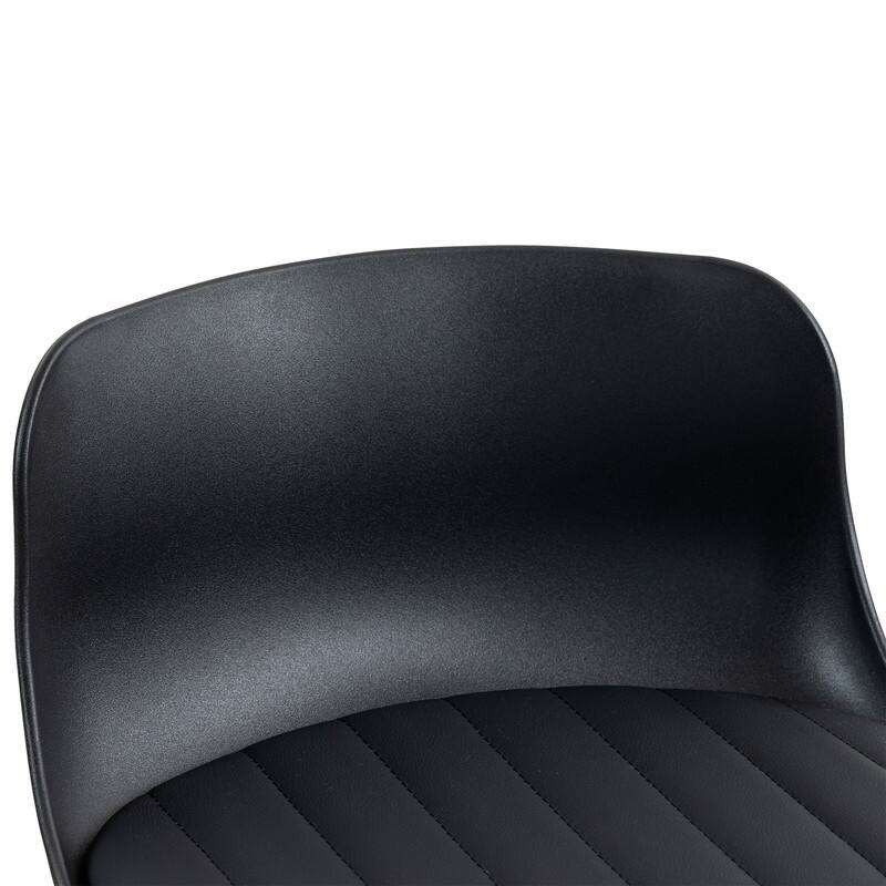 Adjustable Swivel Bar Stools Set of 2 - Modern Counter Height Kitchen Island Chairs with Back Support