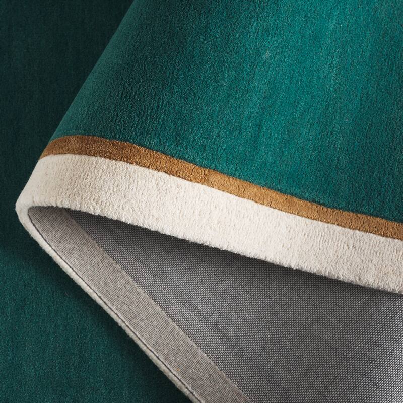 SAFAVIEH Handmade Fifth Avenue Abla Border Design Wool Rug