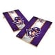 preview thumbnail 1 of 3, Vintage Evansville University Purple Aces Regulation 2x4 Cornhole Set
