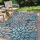 preview thumbnail 26 of 200, JONATHAN Y Floral Textured Weave Indoor/Outdoor Area Rug