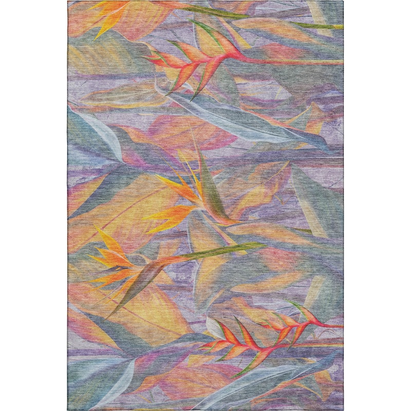 Premium Washable Super Soft Tropical Garden Mayfield Rug