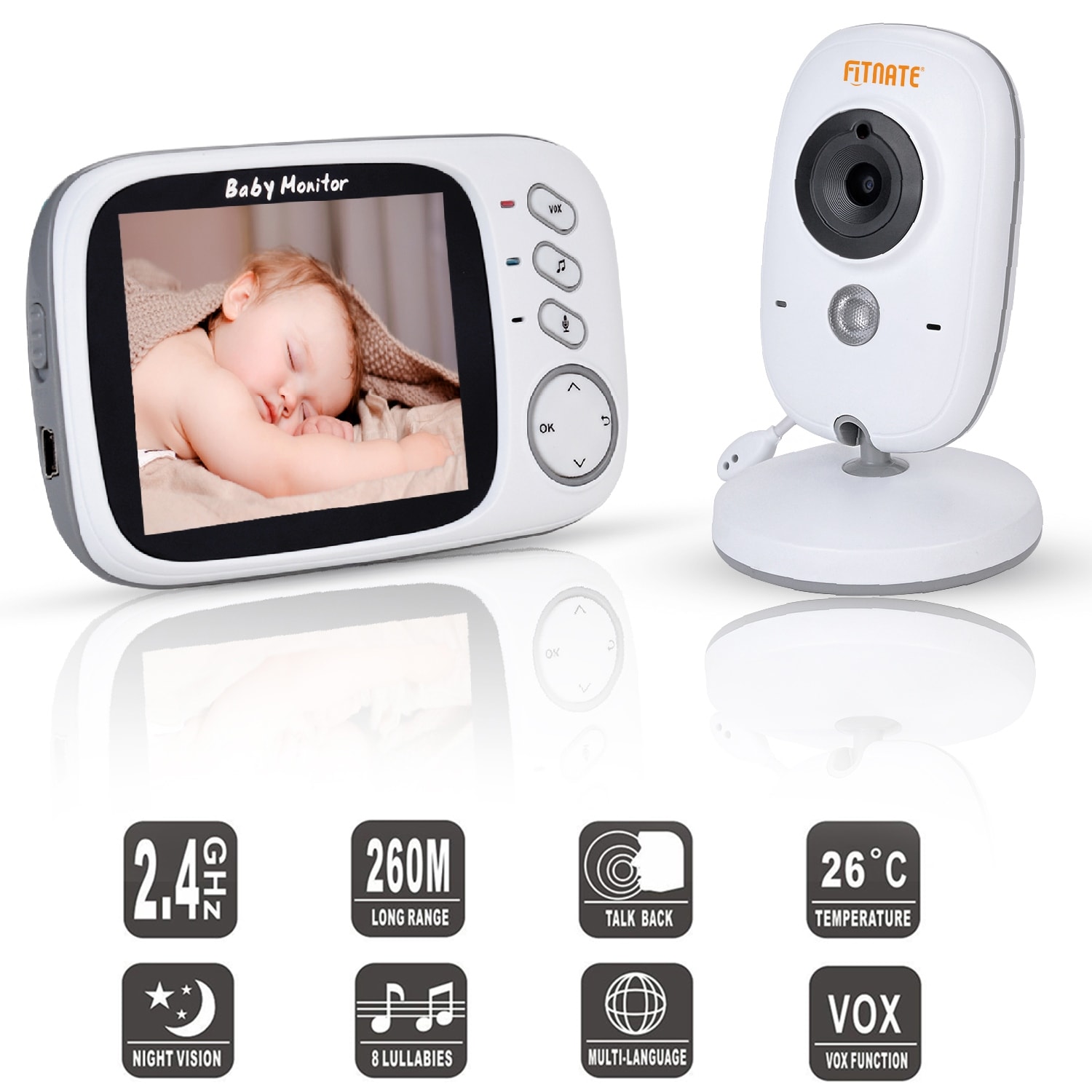 wireless digital baby monitor
