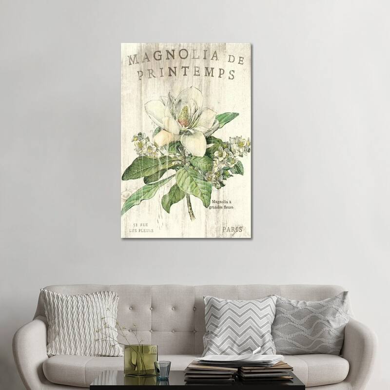 iCanvas "Magnolia de Printemps " by Sue Schlabach Canvas Print - 48x32x1.5
