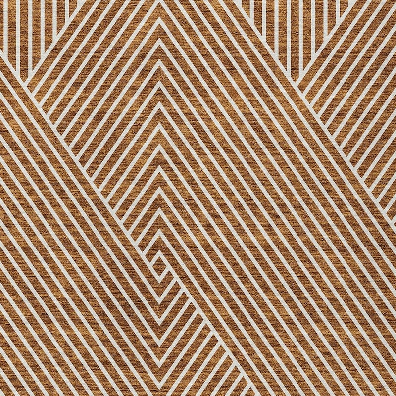 HomeRoots Geometric Transitional Rectangle Outdoor Rug