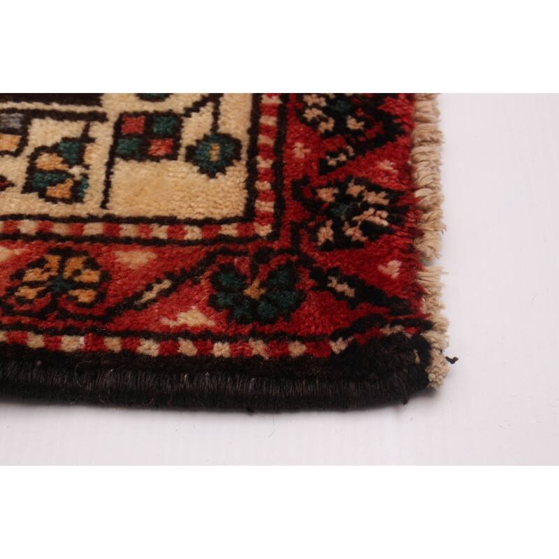 ECARPETGALLERY Hand-knotted Andelz Red Wool Rug - 3'8 x 9'10