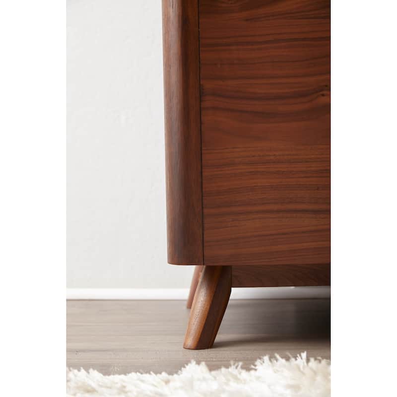 Rye Studio Kirkwood American Walnut Mid-century 3-section Sideboard