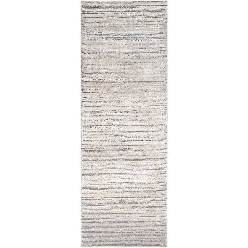 Artistic Weavers Tranquil Modern Grey and Taupe Area Rug - 2'7" x 7'6" Runner