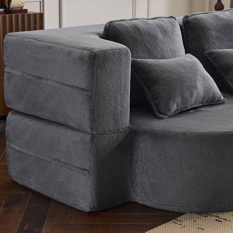 Luxury Sleeper Sofa Bed with Soft Cushion - Ultimate Comfort for Your Home