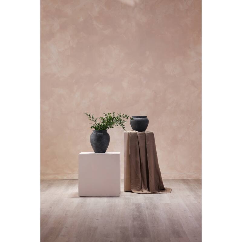 Aurelle Home Modern Cement Decorative Vessel