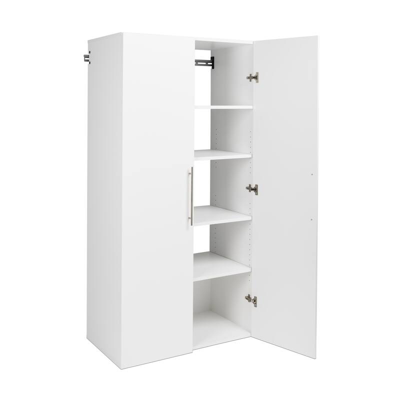 Prepac 36" HangUps Large Storage Cabinet Shelves and Doors