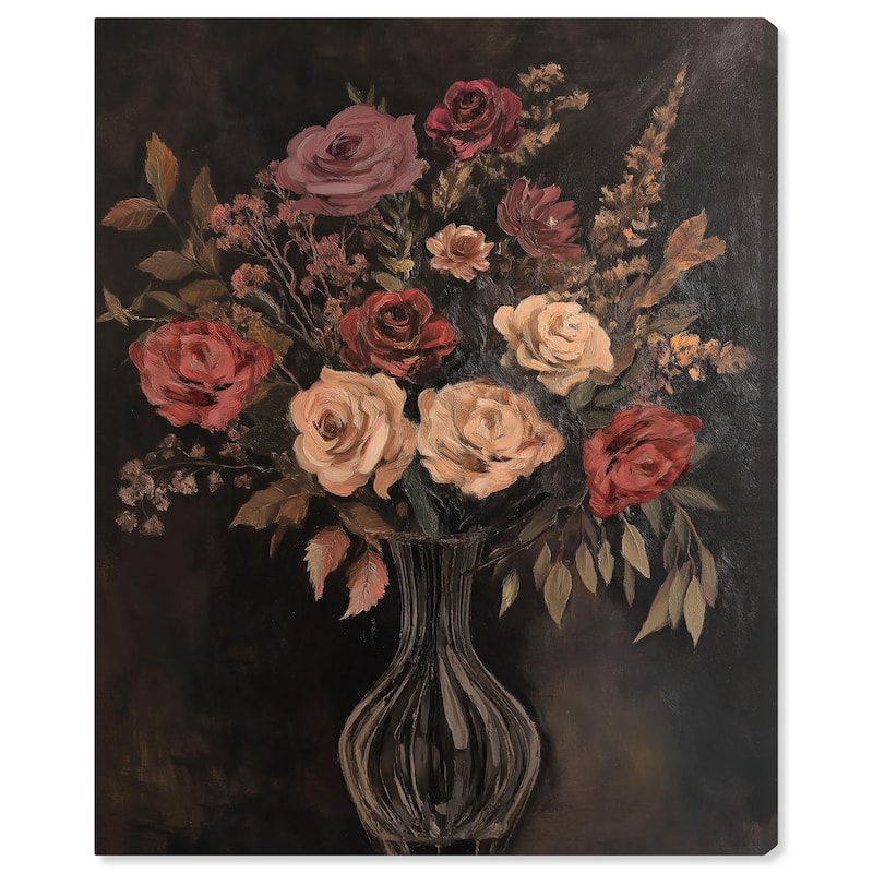 Smoldering Bouquet Canvas by Art Remedy, Gallery Wrapped - 16" x 20"