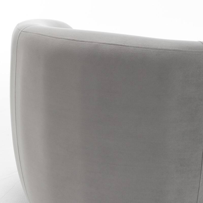 SEYNAR Modern Glam Velvet Upholstered 360 Degree Swivel Accent Armchair Set of 2