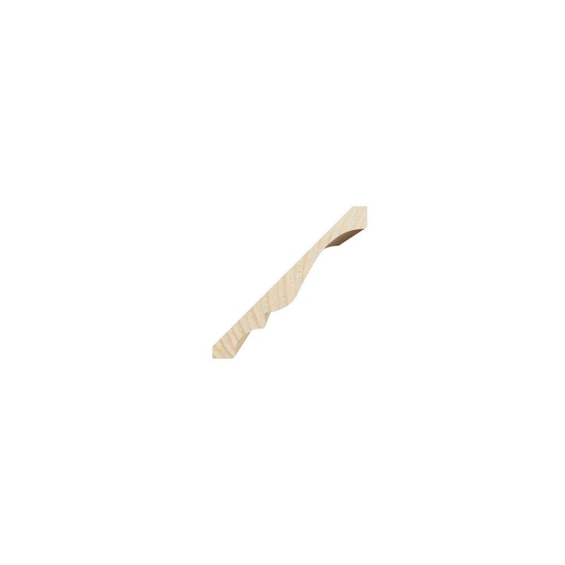 WM45: 3-7/10-in H x 3-3/4-in P x 5-1/4-in F x 96-in L Americraft Solid Hardwood Stain Grade Crown Moulding