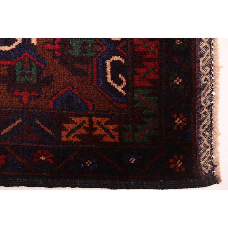 ECARPETGALLERY Hand-knotted Teimani Brown Wool Rug - 3'9 x 6'6