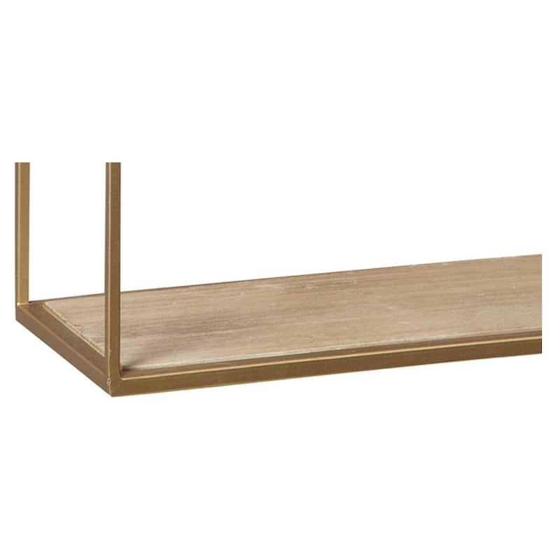 Efharis Gold 3-piece Wall Shelf Set