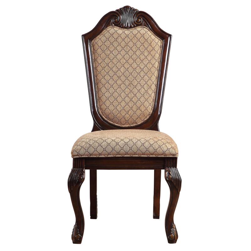 Eliza Solid Back Side Chairs (Set of 2)