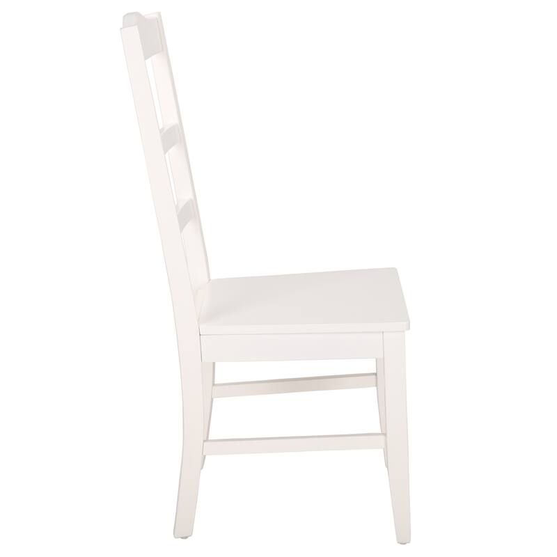 SAFAVIEH HOME Svetlana Ladder Back Side Chair - 18"W x 21"D x 40"H