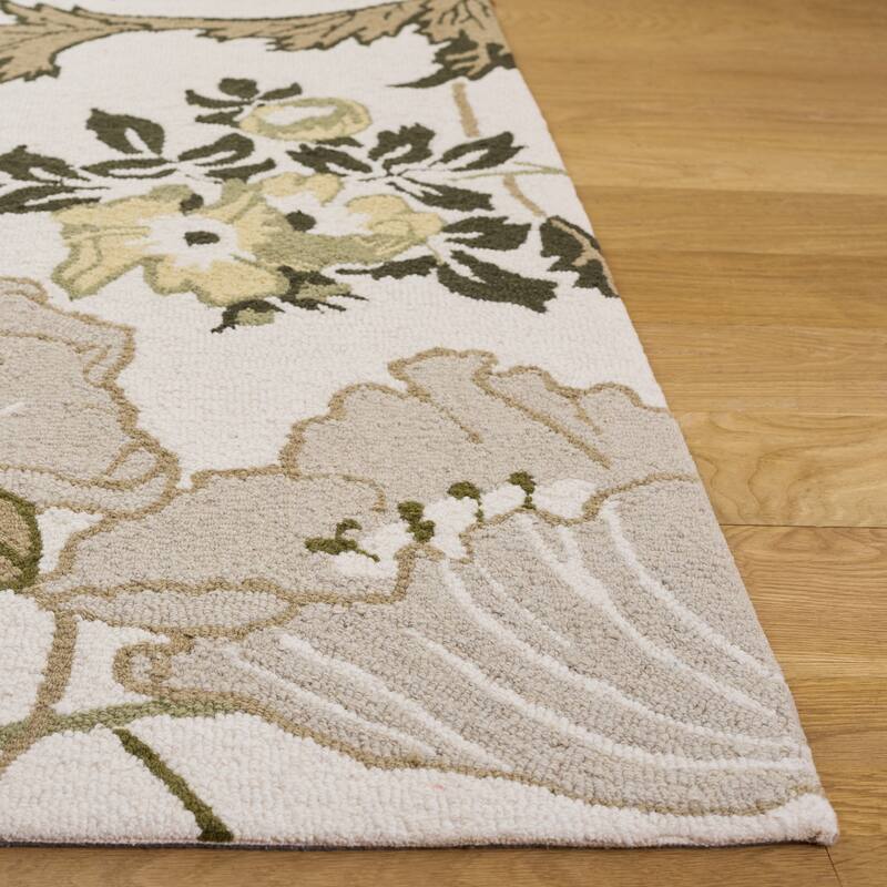SAFAVIEH Handmade Jardin Jarka Floral Wool Rug
