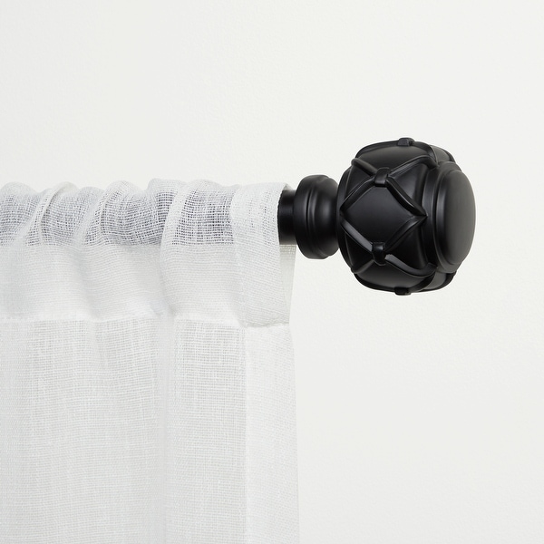 ATI Home Clancy Window Curtain Rod and Finial Set. Opens flyout.