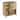 Somette Winston Light Brown with Black Legs One Door Wine Cabinet - N/A