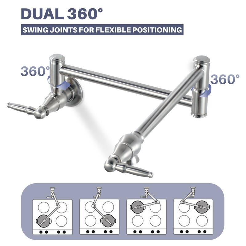 WOWOW Modern Retro Folding Filled Faucet