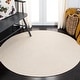 preview thumbnail 162 of 174, SAFAVIEH Handmade Braided Country Casual Lavada Rug 9' Round - Ivory/Beige