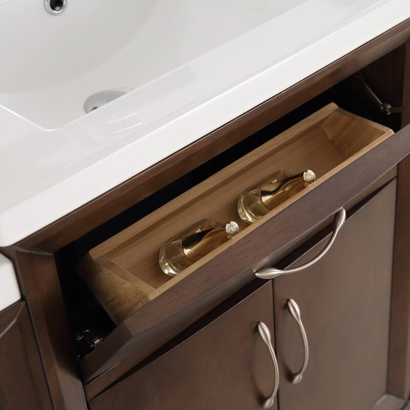 Fresca Cambridge 30" Free Standing Vanity Set with Wood Cabinet,