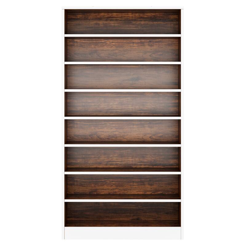 Large Bookcase, Open Display Shelf, Storage Cabinet Organizer Bookshelf for Living Room, Home Office, Library, Bedroom