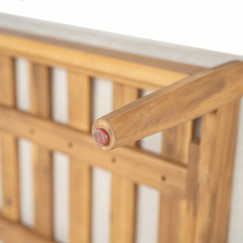 Outdoor Acacia Wood Lounge Chair