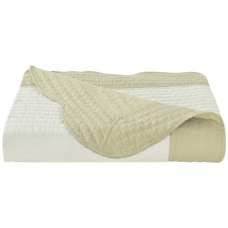 Amherst Quilt - Green - Full - Queen