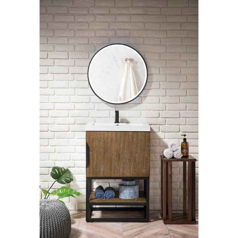 James Martin Vanities 883-V24-MB-WG Columbia 24" Free Standing Single
