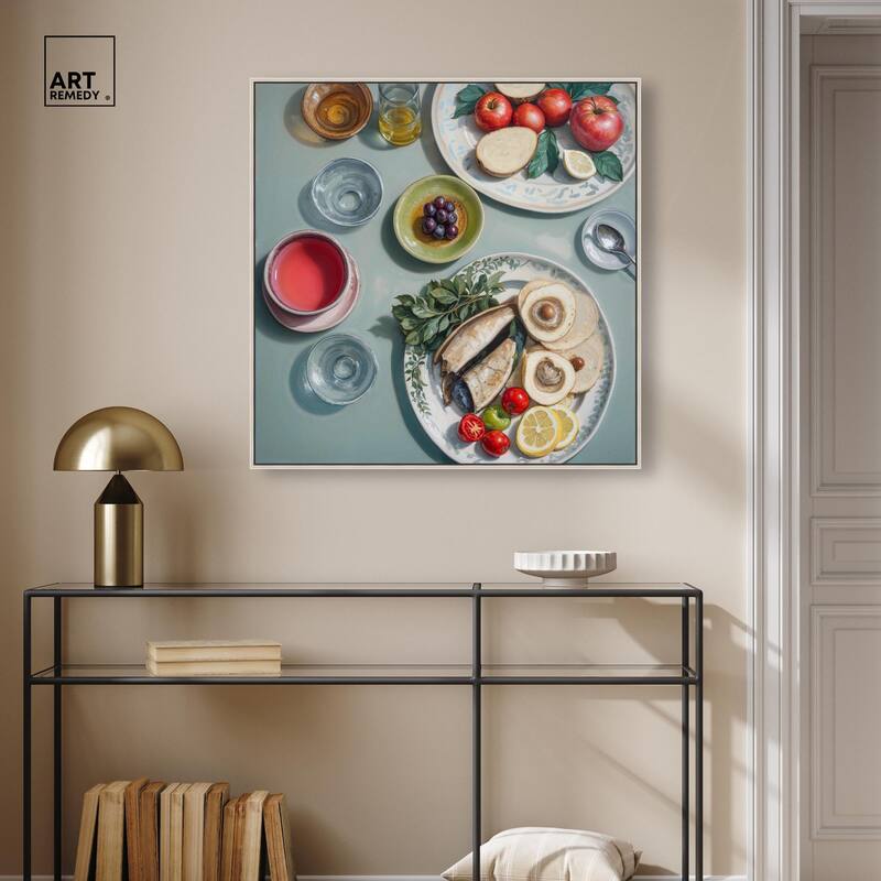 Sea Feast Canvas by Art Remedy