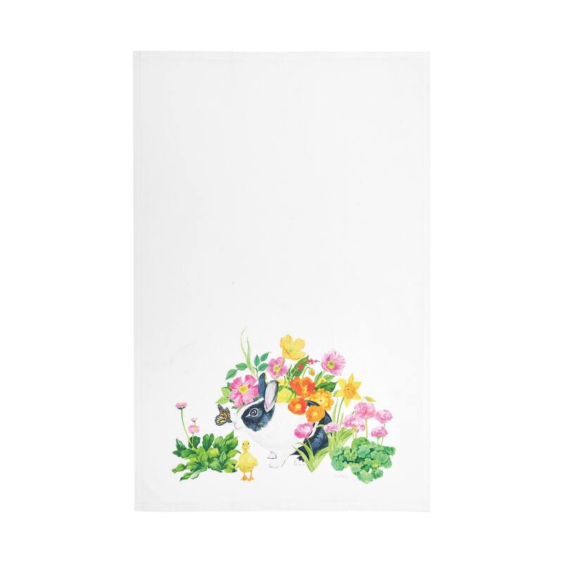 Bunny & Ducks Printed Kitchen Towel