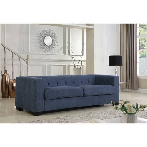 Home Seto Plush Chenille Upholstery Sofa