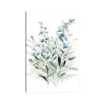 iCanvas "Delicate Blue Botanical I" by Carol Robinson Canvas Print