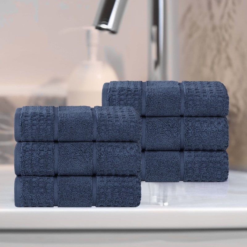 Superior Napa Zero Twist Cotton Soft Waffle Hand Towel