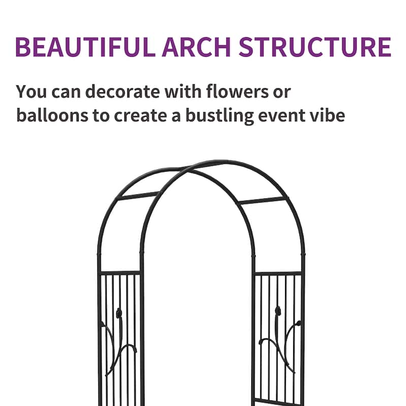 85.5''H Steel Arbor