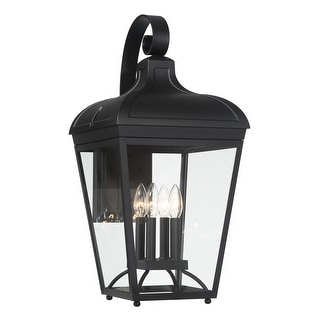 The Great Outdoors 72483 Marquee 4 Light 25" Tall Outdoor Wall Sconce