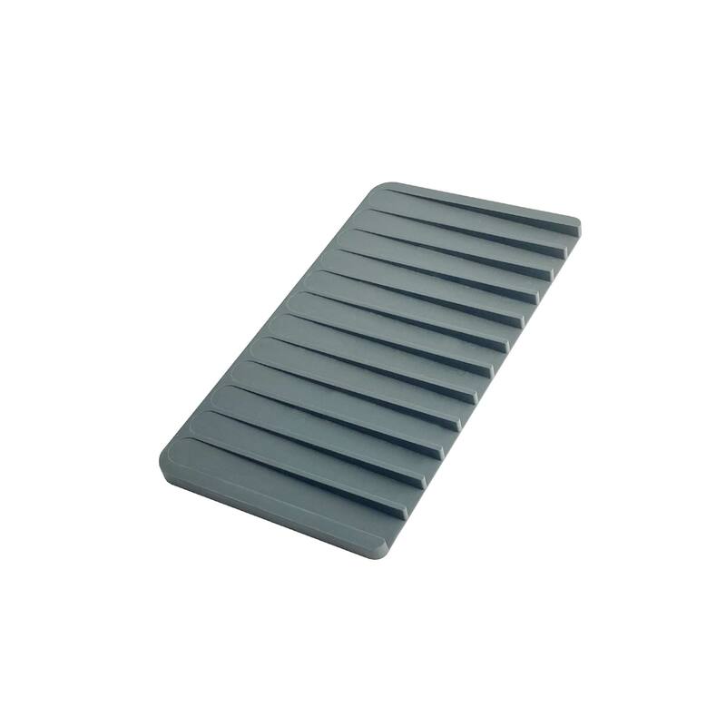 STYLISH Silicone Drying Mat and Trivet - Gray