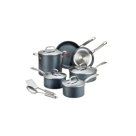 T-fal Platinum Nonstick Cookware Set with Induction Base, Unlimited Cookware Collection, 12 piece