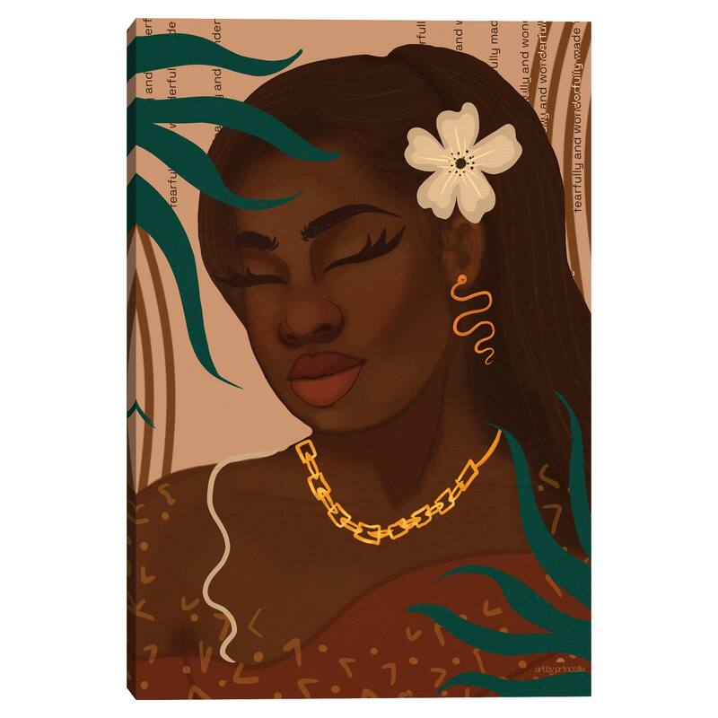 Wonderfully Made by Princella Canvas Art Print