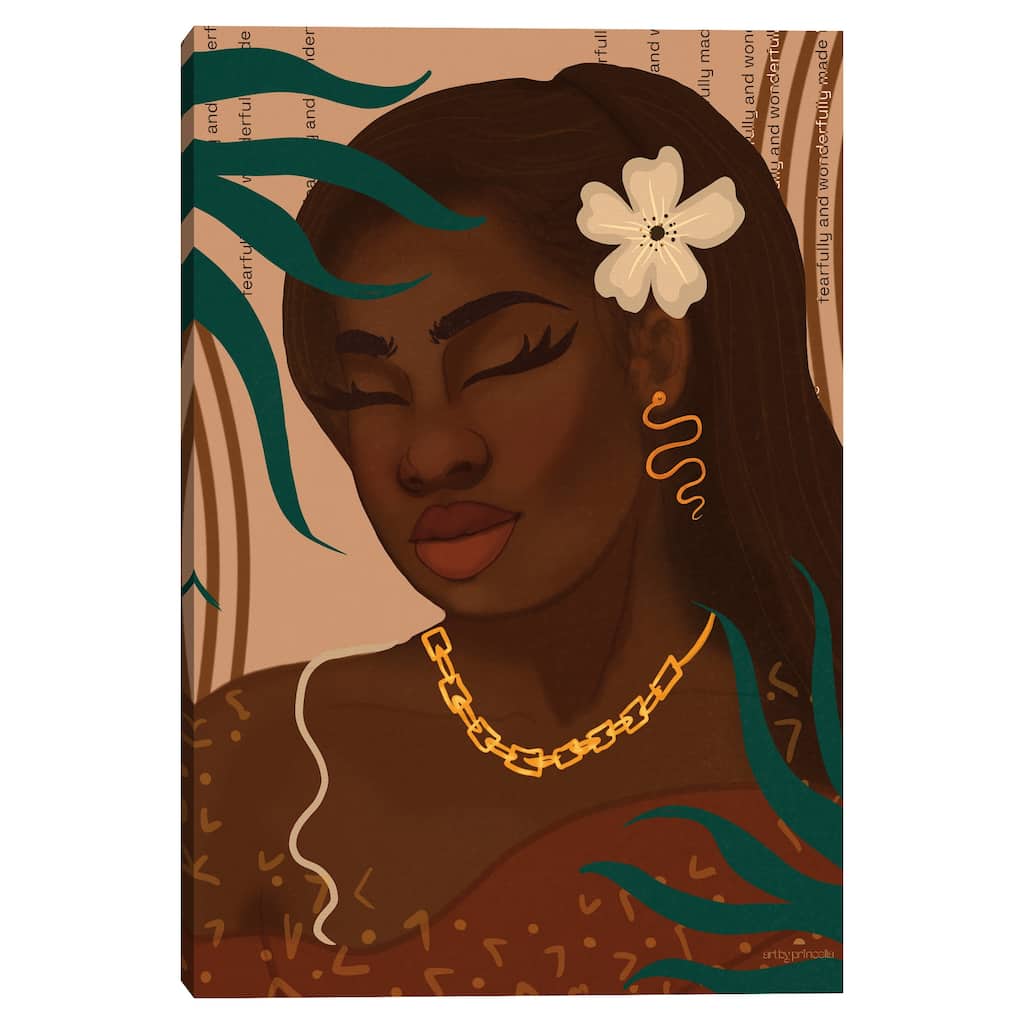 Wonderfully Made by Princella Canvas Art Print