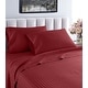 preview thumbnail 76 of 116, Home Sweet Home Dream Striped 1200 TC Cotton Deep Pocket Bed Sheet Set