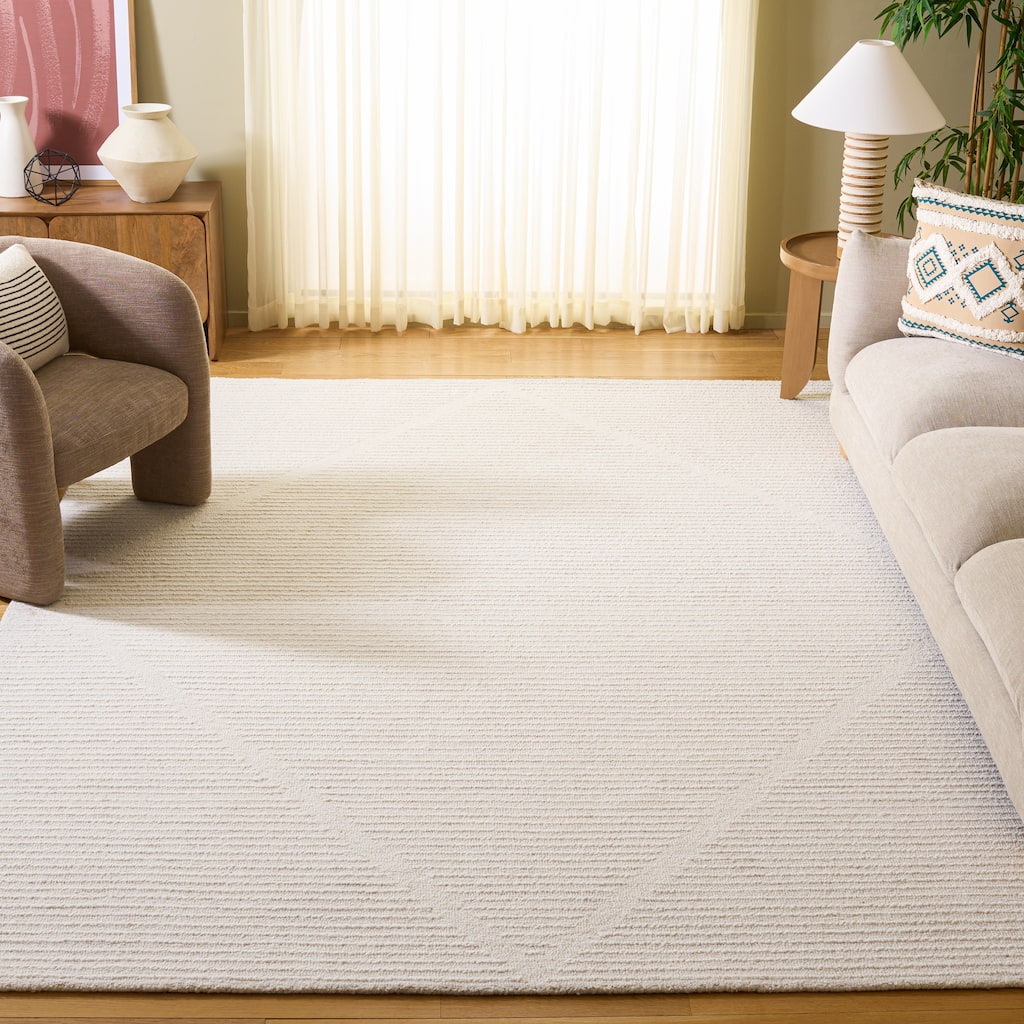 SAFAVIEH Handmade Ebony Wool Rug