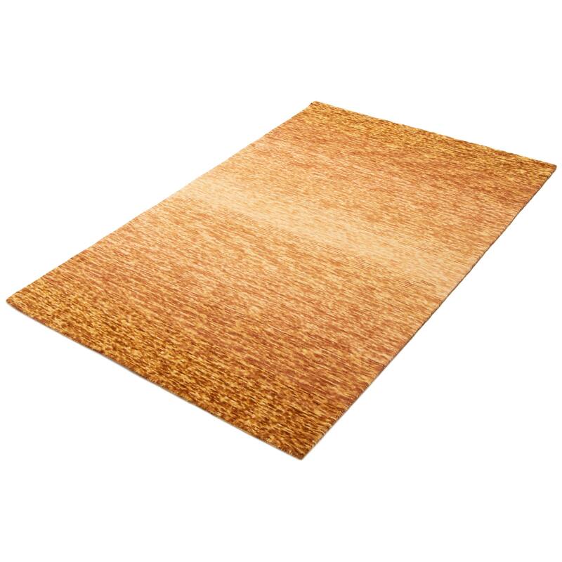 ECARPETGALLERY Hand Tufted Timeless Copper Wool Rug - 5'1 x 8'0