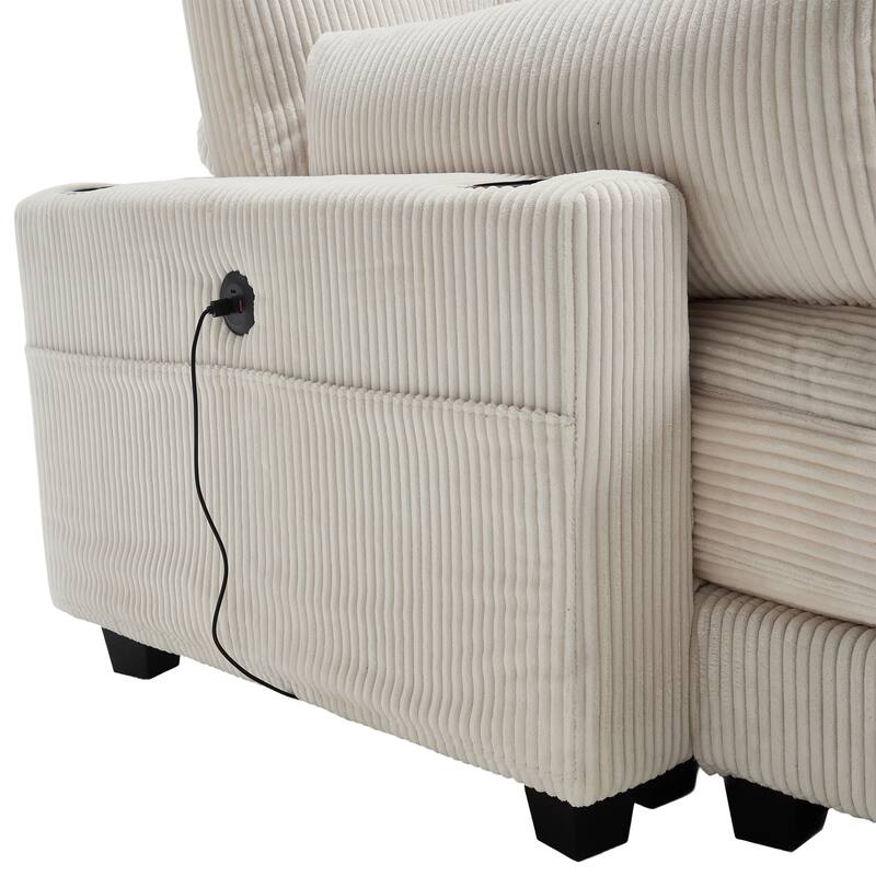Sleeper Sofa Couch Bed,Oversized Chaise Lounge Chair Cozy Cloud Couch