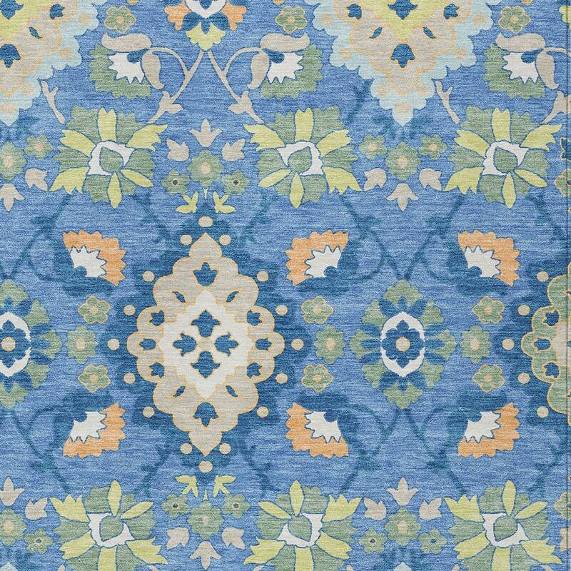 HomeRoots Oriental Traditional Rectangle Outdoor Rug