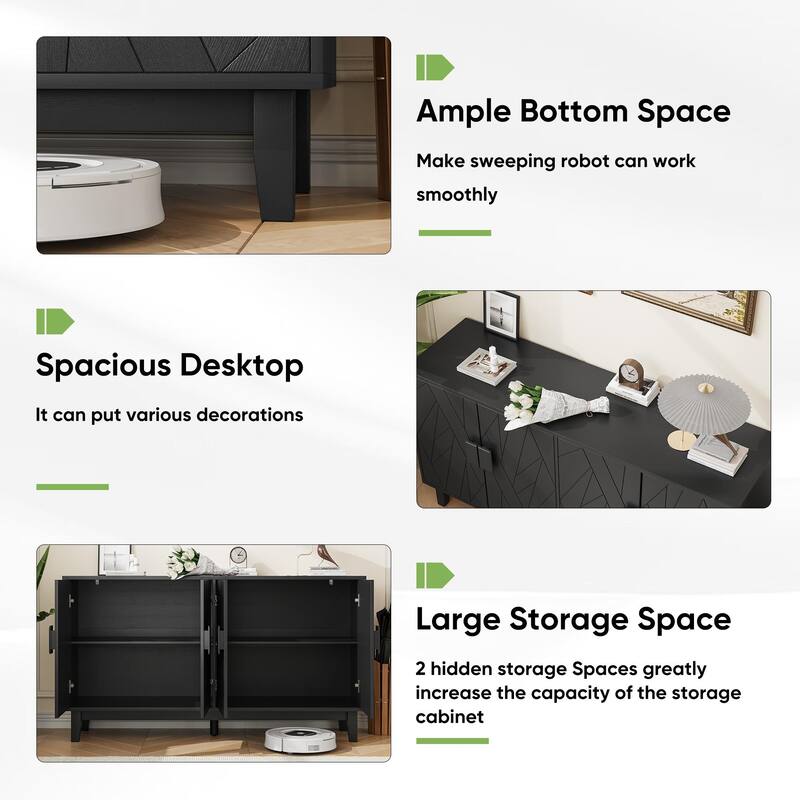 Modern Style Buffet Cabinet,Storage Side Cabinet Buffet Cabinet,Medieval Modern Multifunctional Decorative Cabinet